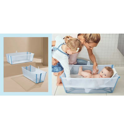 Banheira Flexível Stokke Transparente Lavanda - Design Premiado